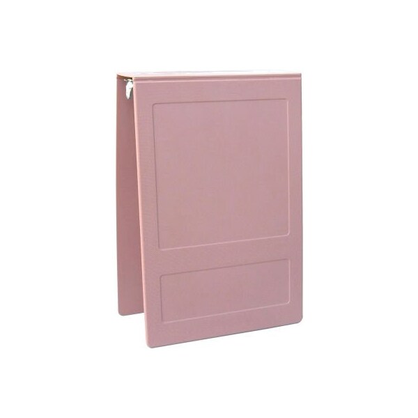 Omnimed 2-1/2" Antimicrobial Binder, 3-Ring, Top Open, Holds 450 Sheets, Mauve